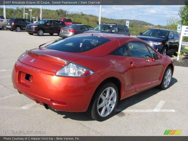 Sunset Pearlescent / Dark Charcoal 2007 Mitsubishi Eclipse SE Coupe