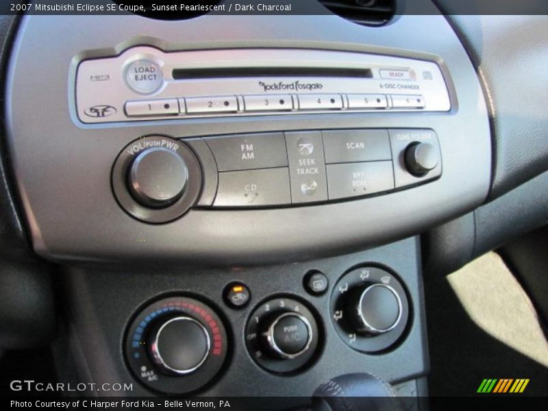 Controls of 2007 Eclipse SE Coupe