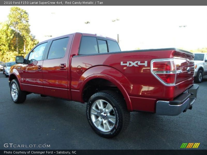  2010 F150 Lariat SuperCrew 4x4 Red Candy Metallic