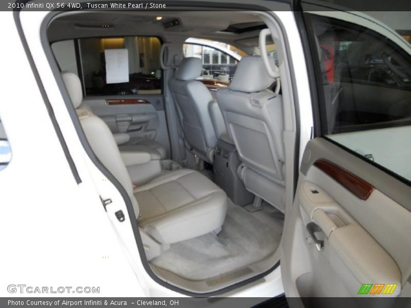  2010 QX 56 4WD Stone Interior