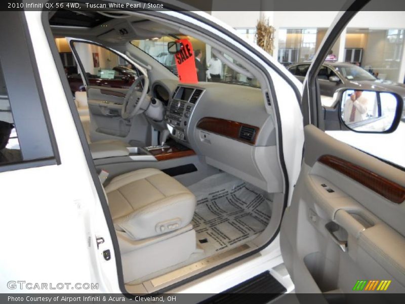 Stone Interior - 2010 QX 56 4WD 