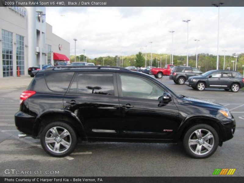 Black / Dark Charcoal 2009 Toyota RAV4 Sport V6 4WD