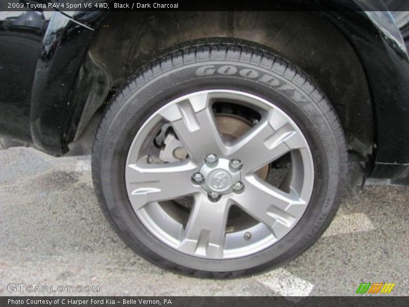 Black / Dark Charcoal 2009 Toyota RAV4 Sport V6 4WD