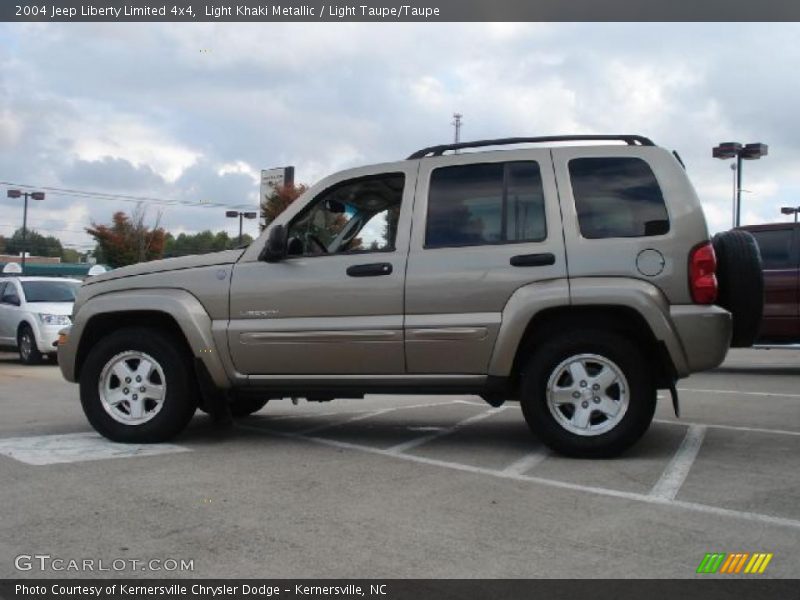 Light Khaki Metallic / Light Taupe/Taupe 2004 Jeep Liberty Limited 4x4