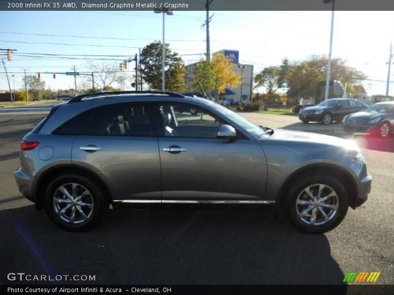 Diamond Graphite Metallic / Graphite 2008 Infiniti FX 35 AWD