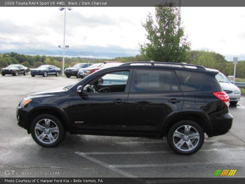 Black / Dark Charcoal 2009 Toyota RAV4 Sport V6 4WD