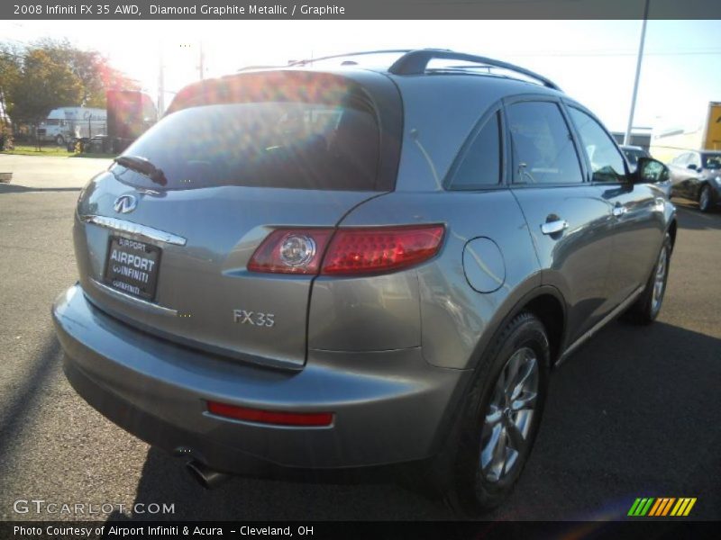 Diamond Graphite Metallic / Graphite 2008 Infiniti FX 35 AWD
