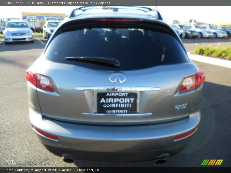 Diamond Graphite Metallic / Graphite 2008 Infiniti FX 35 AWD