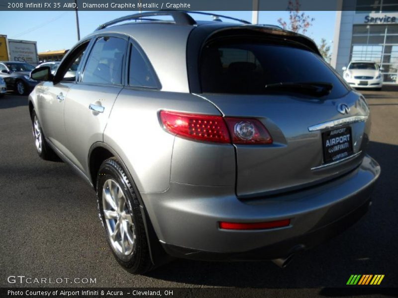 Diamond Graphite Metallic / Graphite 2008 Infiniti FX 35 AWD