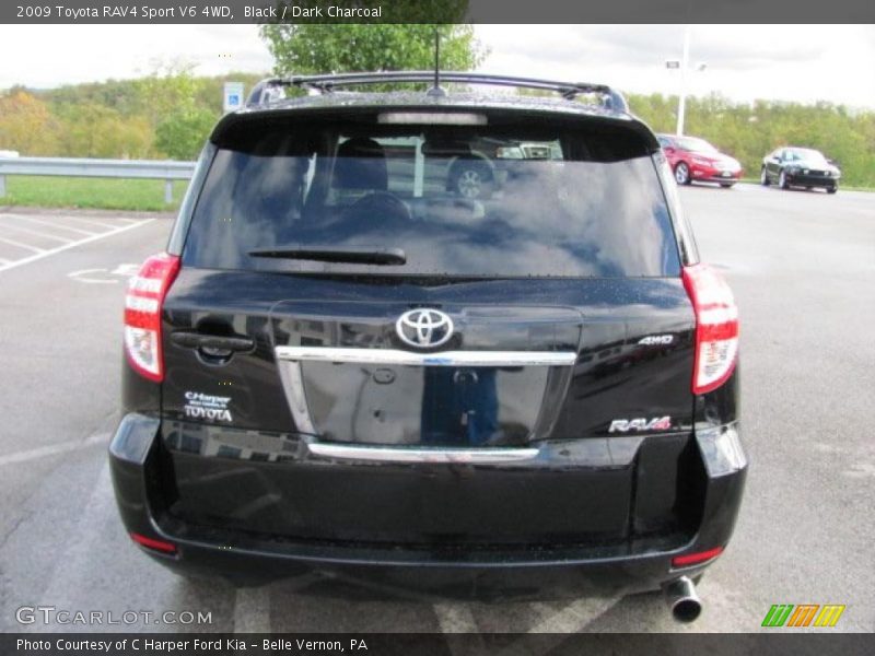 Black / Dark Charcoal 2009 Toyota RAV4 Sport V6 4WD