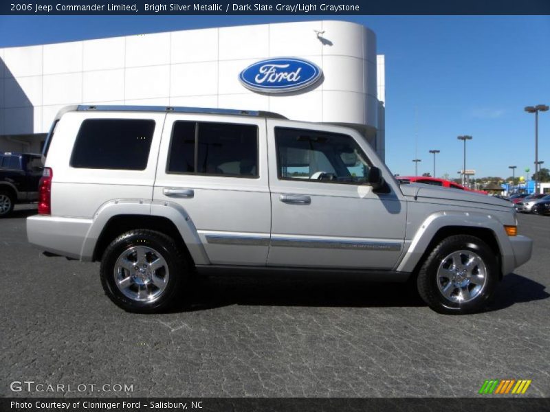 Bright Silver Metallic / Dark Slate Gray/Light Graystone 2006 Jeep Commander Limited