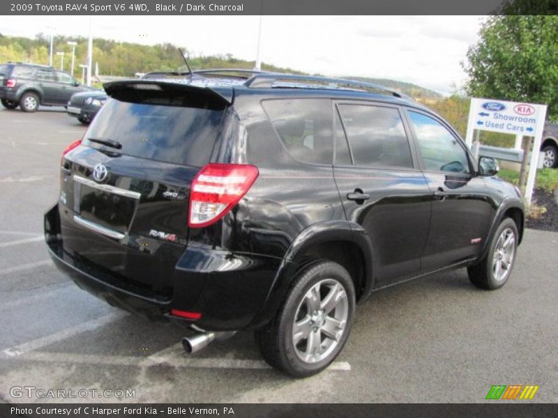 Black / Dark Charcoal 2009 Toyota RAV4 Sport V6 4WD