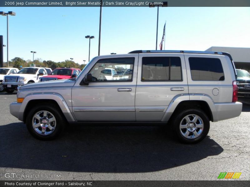 Bright Silver Metallic / Dark Slate Gray/Light Graystone 2006 Jeep Commander Limited