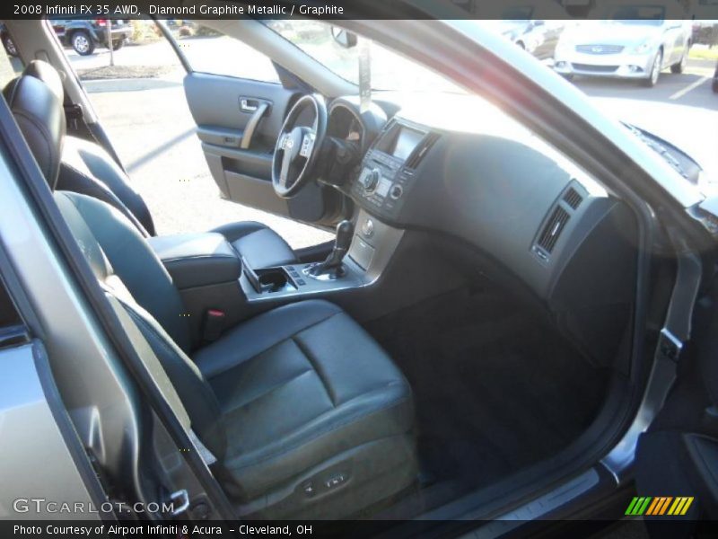 Diamond Graphite Metallic / Graphite 2008 Infiniti FX 35 AWD