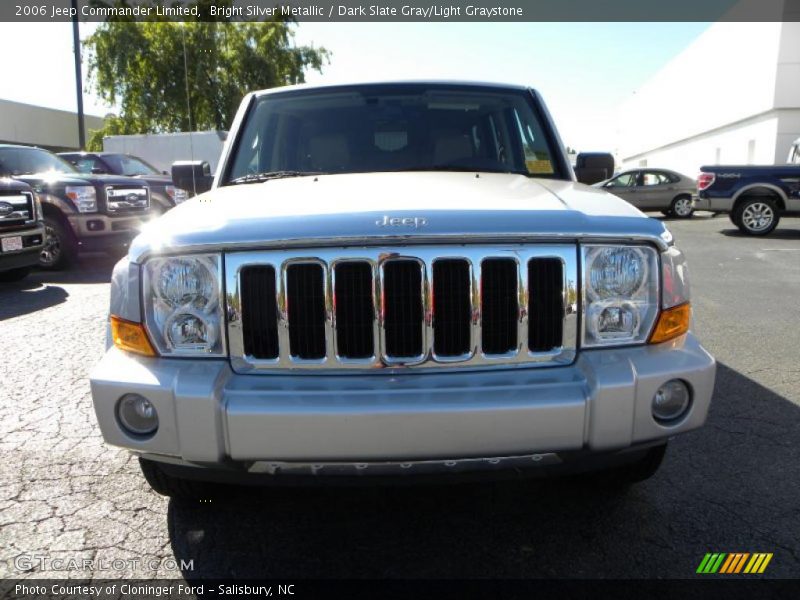 Bright Silver Metallic / Dark Slate Gray/Light Graystone 2006 Jeep Commander Limited