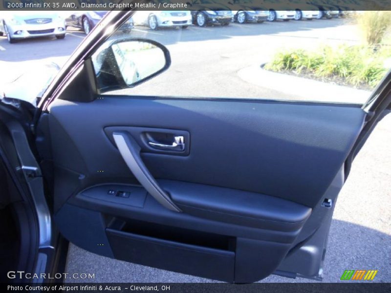 Diamond Graphite Metallic / Graphite 2008 Infiniti FX 35 AWD