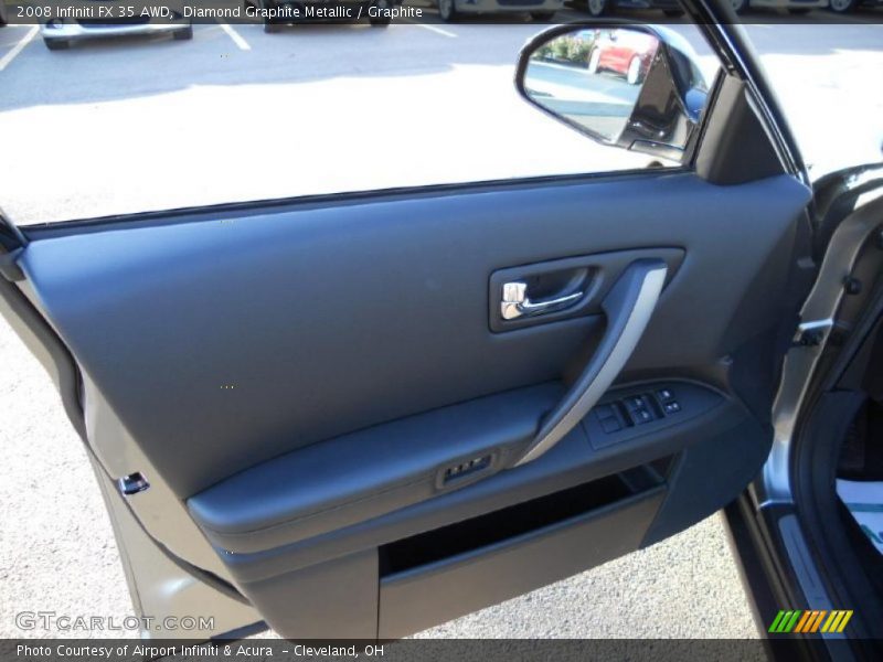 Diamond Graphite Metallic / Graphite 2008 Infiniti FX 35 AWD