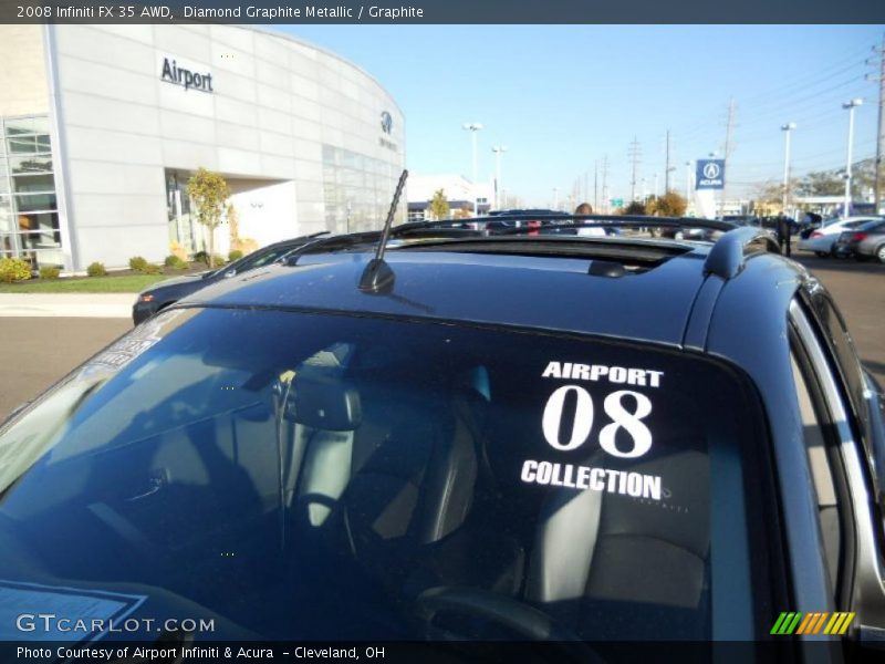 Diamond Graphite Metallic / Graphite 2008 Infiniti FX 35 AWD