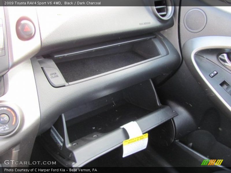 Black / Dark Charcoal 2009 Toyota RAV4 Sport V6 4WD