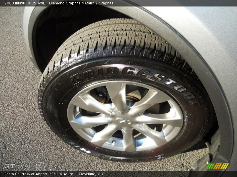 Diamond Graphite Metallic / Graphite 2008 Infiniti FX 35 AWD