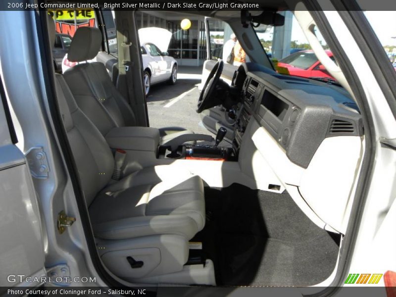 Bright Silver Metallic / Dark Slate Gray/Light Graystone 2006 Jeep Commander Limited