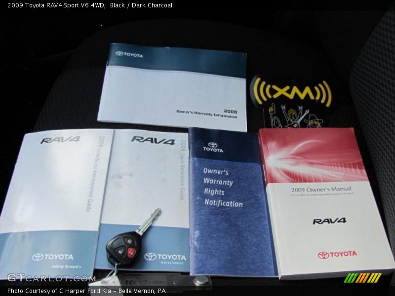 Black / Dark Charcoal 2009 Toyota RAV4 Sport V6 4WD