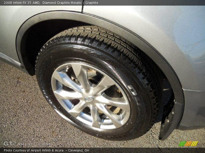 Diamond Graphite Metallic / Graphite 2008 Infiniti FX 35 AWD