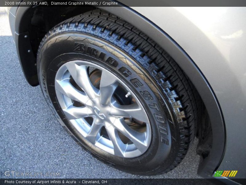 Diamond Graphite Metallic / Graphite 2008 Infiniti FX 35 AWD