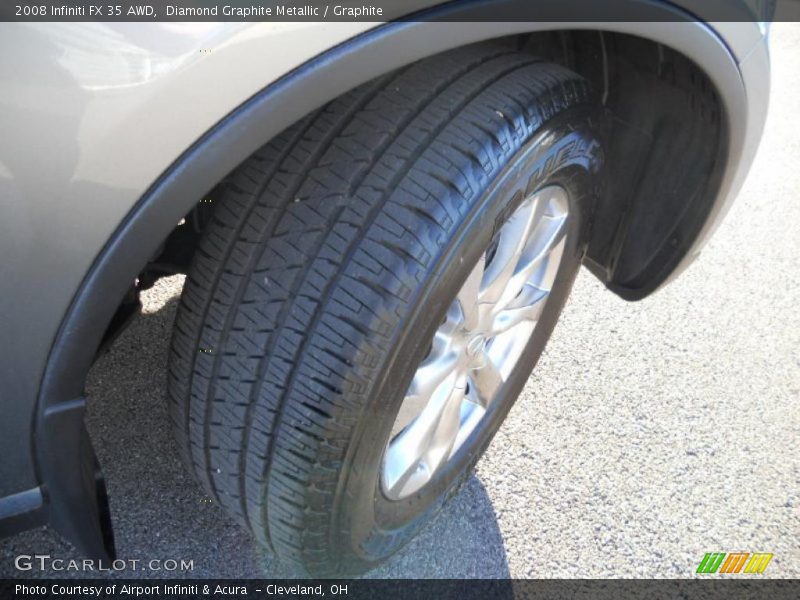 Diamond Graphite Metallic / Graphite 2008 Infiniti FX 35 AWD