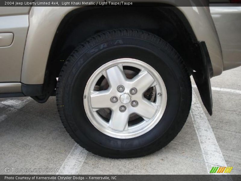 Light Khaki Metallic / Light Taupe/Taupe 2004 Jeep Liberty Limited 4x4