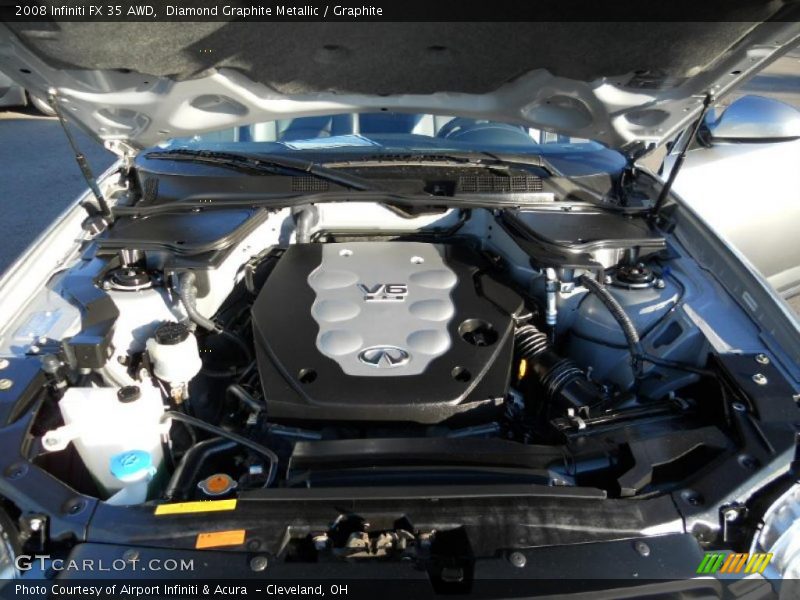 Diamond Graphite Metallic / Graphite 2008 Infiniti FX 35 AWD