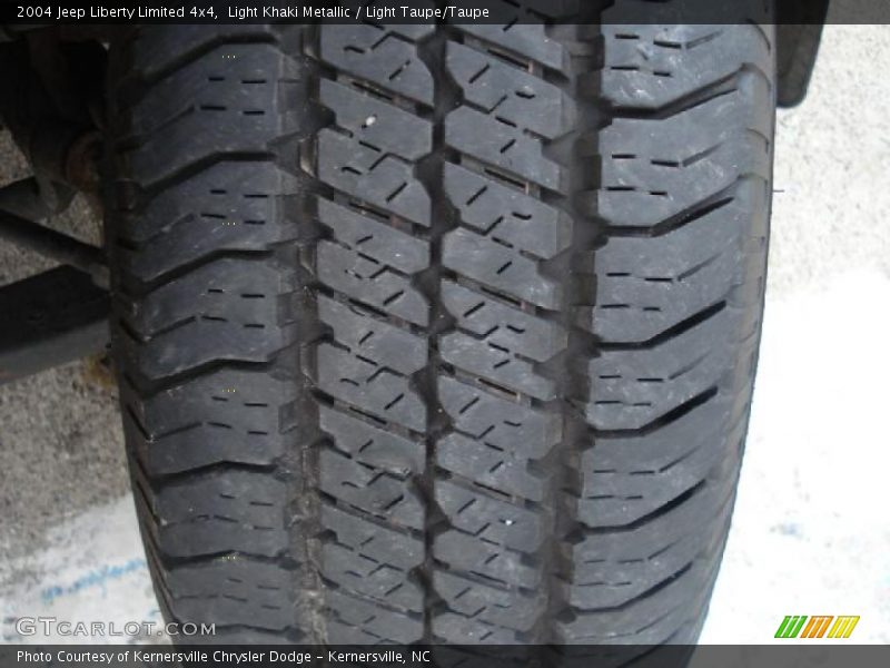 Light Khaki Metallic / Light Taupe/Taupe 2004 Jeep Liberty Limited 4x4