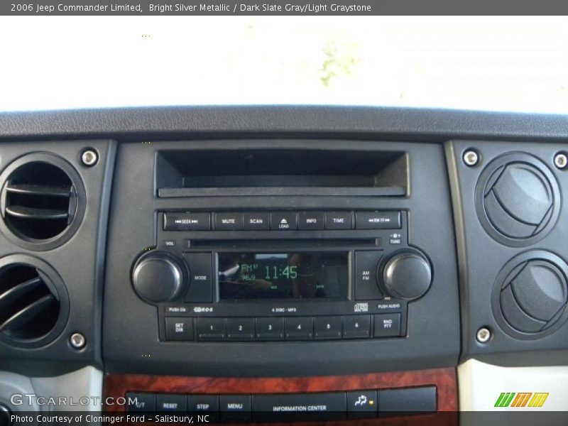 Bright Silver Metallic / Dark Slate Gray/Light Graystone 2006 Jeep Commander Limited