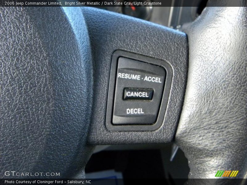 Bright Silver Metallic / Dark Slate Gray/Light Graystone 2006 Jeep Commander Limited