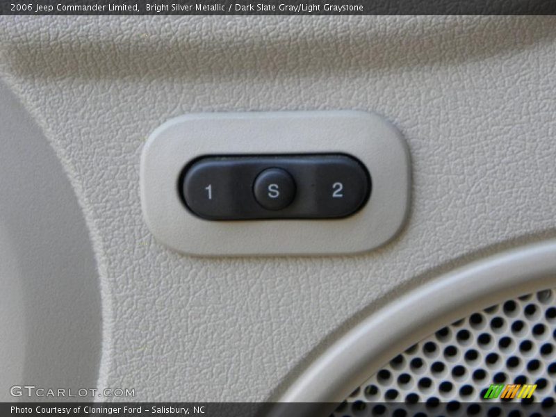 Bright Silver Metallic / Dark Slate Gray/Light Graystone 2006 Jeep Commander Limited
