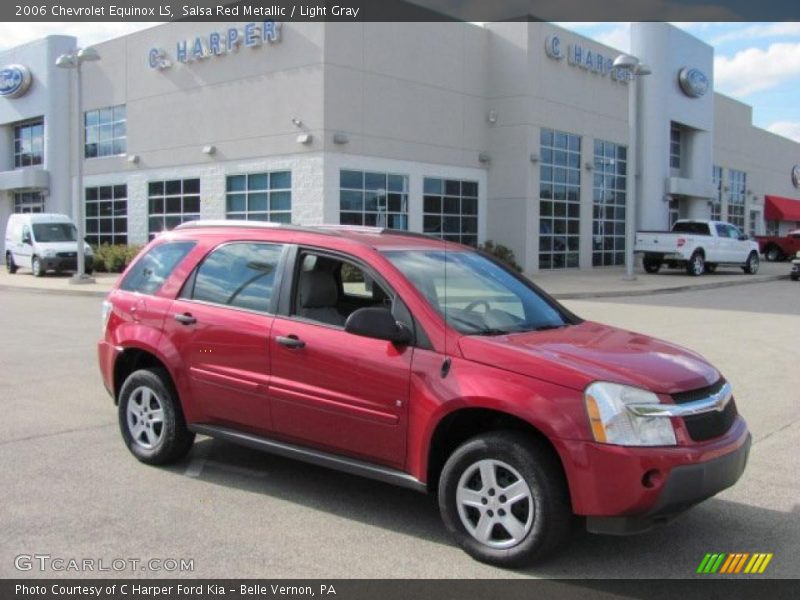 Salsa Red Metallic / Light Gray 2006 Chevrolet Equinox LS