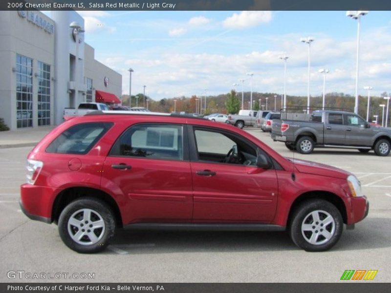 Salsa Red Metallic / Light Gray 2006 Chevrolet Equinox LS