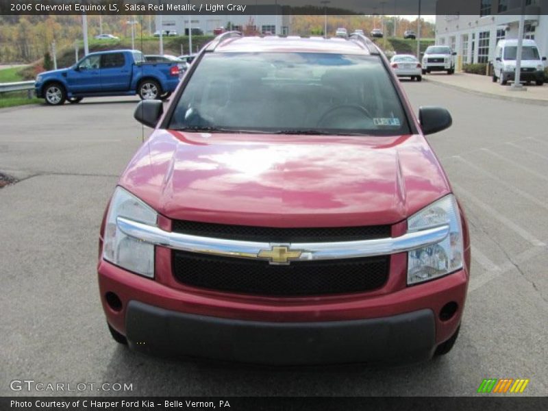 Salsa Red Metallic / Light Gray 2006 Chevrolet Equinox LS