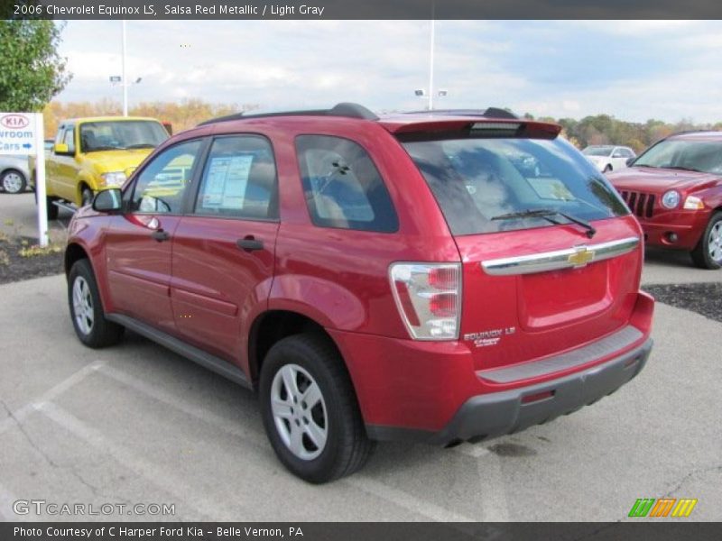 Salsa Red Metallic / Light Gray 2006 Chevrolet Equinox LS