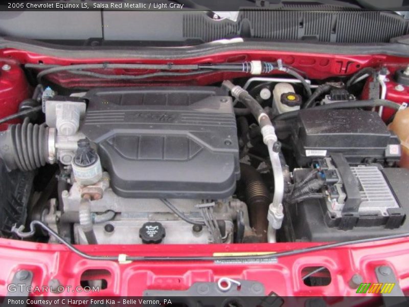 Salsa Red Metallic / Light Gray 2006 Chevrolet Equinox LS