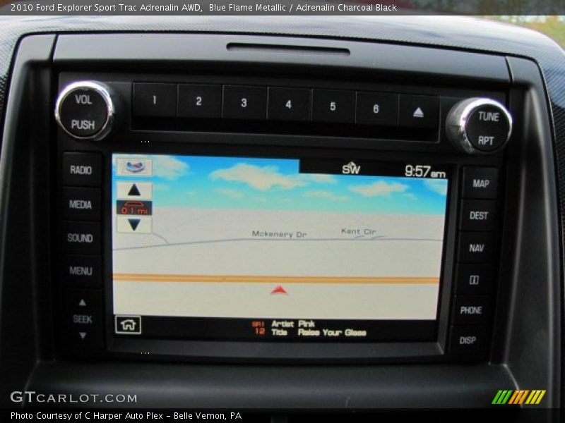 Navigation of 2010 Explorer Sport Trac Adrenalin AWD