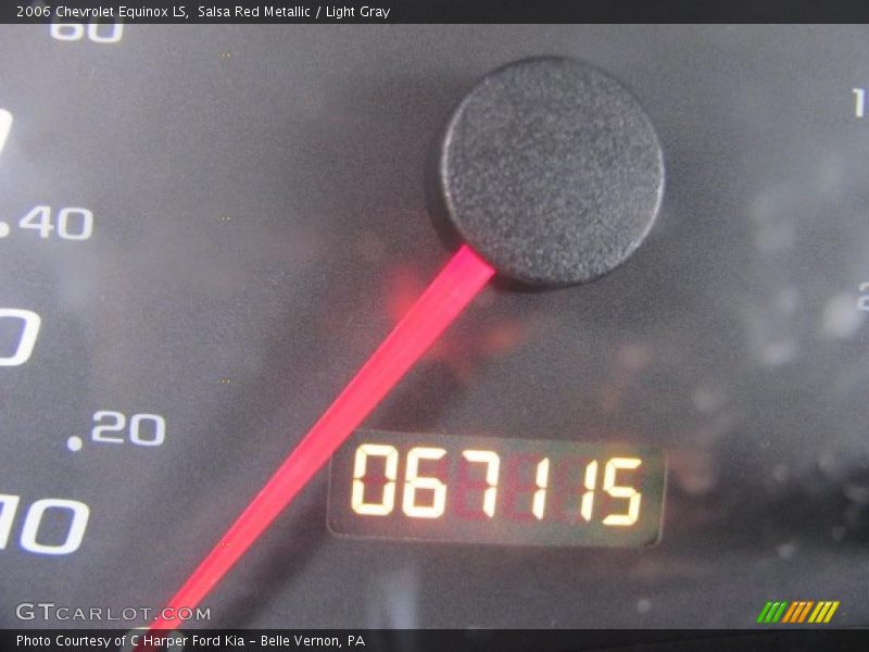 Salsa Red Metallic / Light Gray 2006 Chevrolet Equinox LS