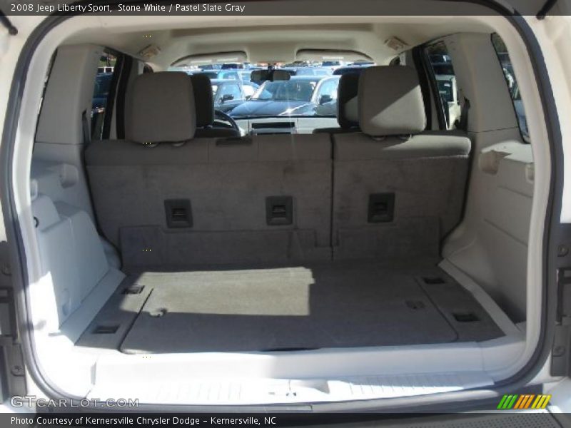 Stone White / Pastel Slate Gray 2008 Jeep Liberty Sport