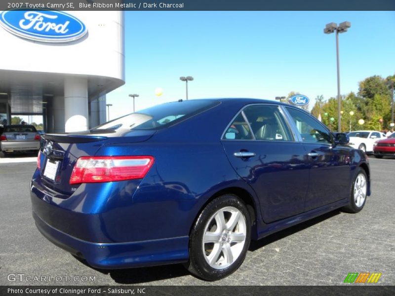 Blue Ribbon Metallic / Dark Charcoal 2007 Toyota Camry SE
