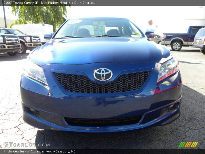 Blue Ribbon Metallic / Dark Charcoal 2007 Toyota Camry SE