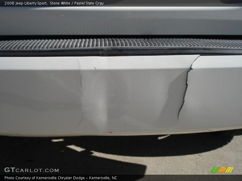 Stone White / Pastel Slate Gray 2008 Jeep Liberty Sport