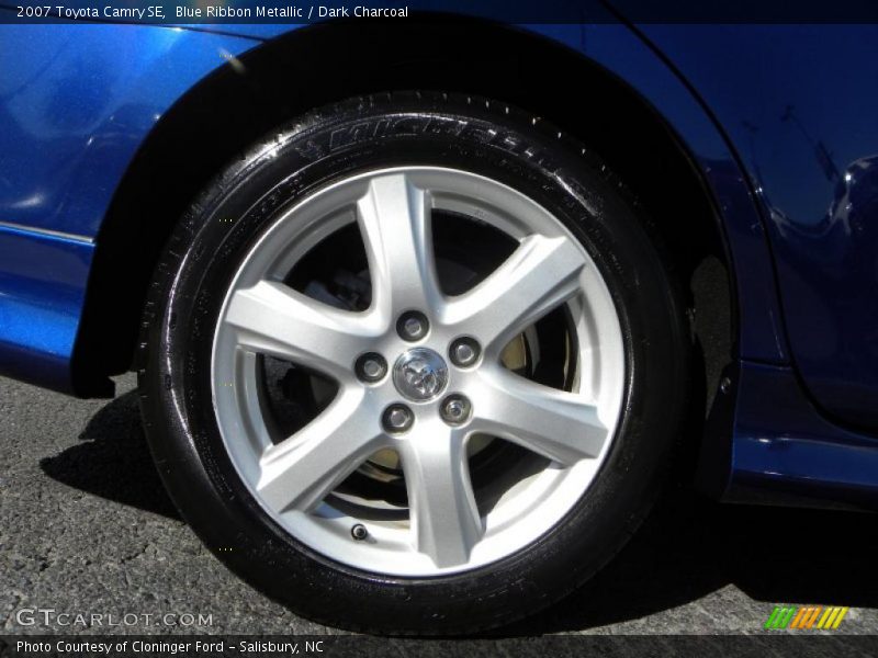 Blue Ribbon Metallic / Dark Charcoal 2007 Toyota Camry SE