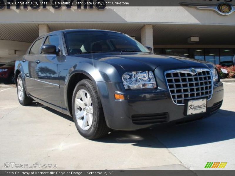 Steel Blue Metallic / Dark Slate Gray/Light Graystone 2007 Chrysler 300