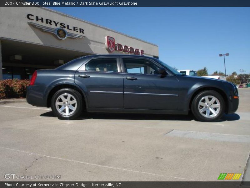 Steel Blue Metallic / Dark Slate Gray/Light Graystone 2007 Chrysler 300