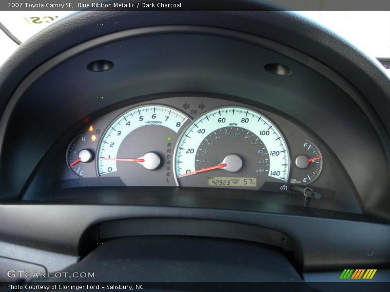 Blue Ribbon Metallic / Dark Charcoal 2007 Toyota Camry SE